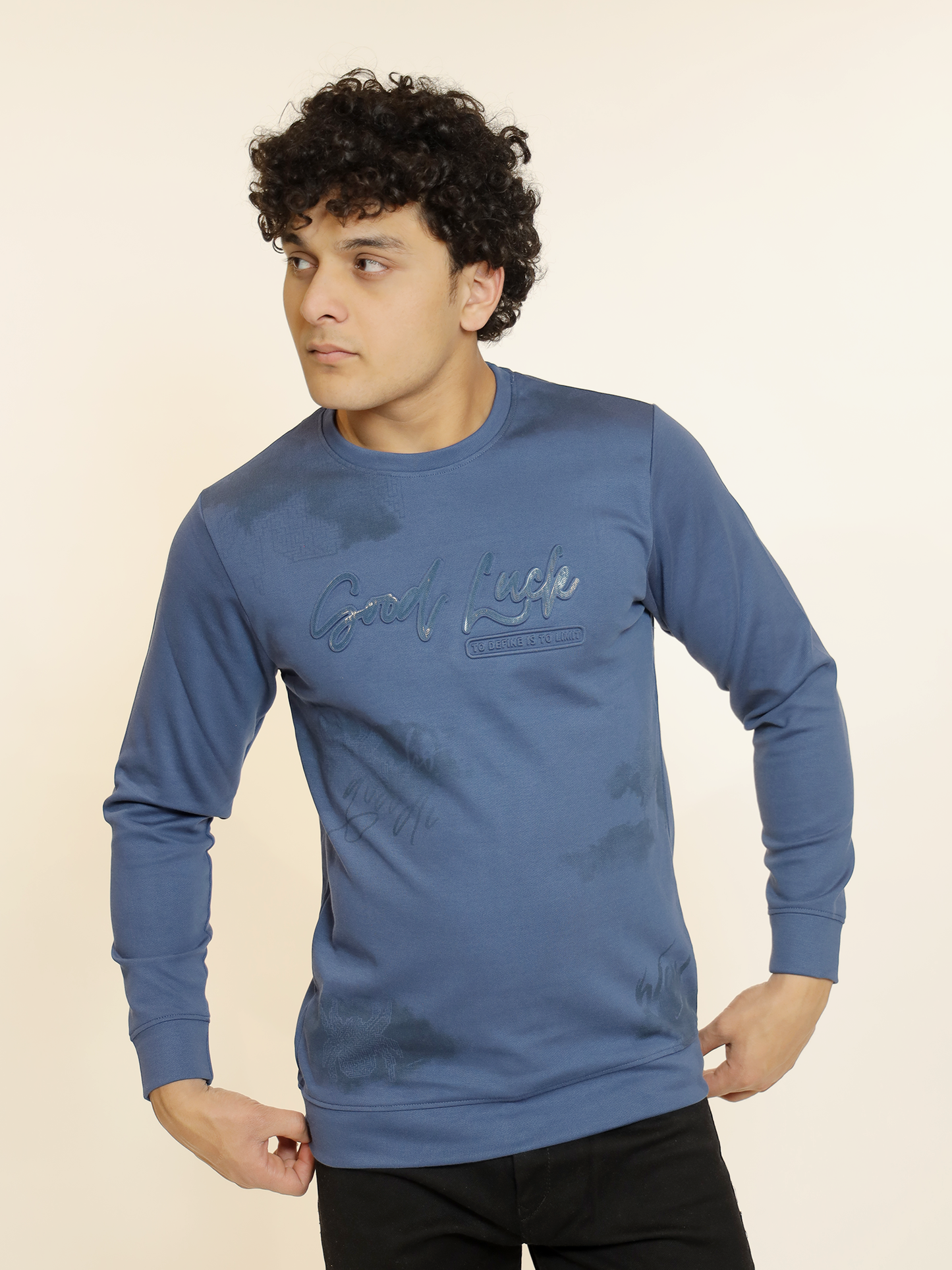 Ocean Haze Textured T-shirt