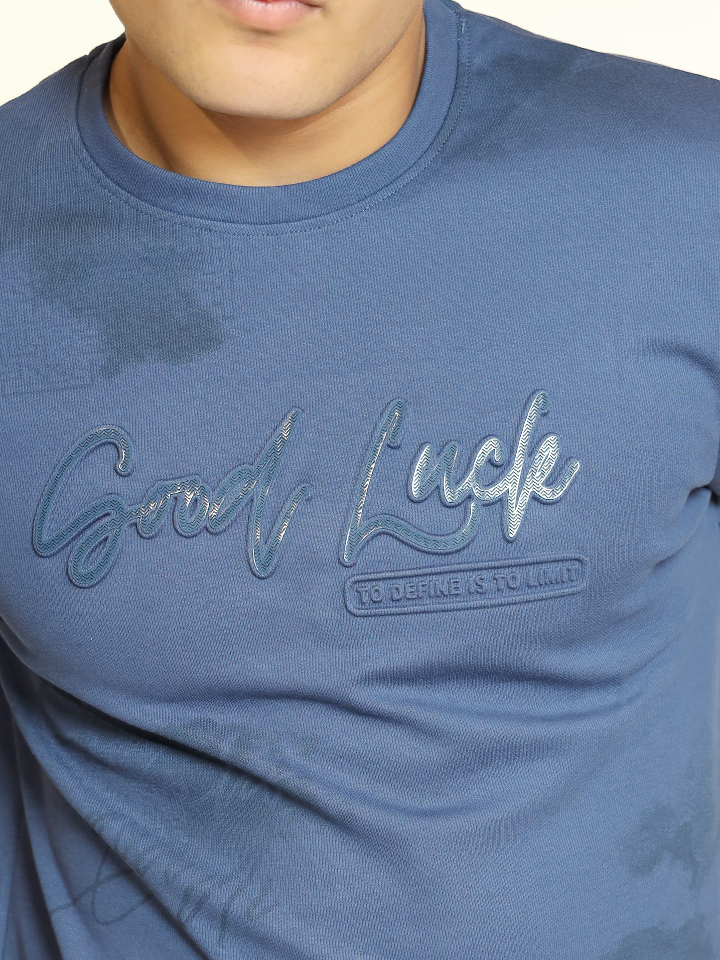 Ocean Haze Textured T-shirt