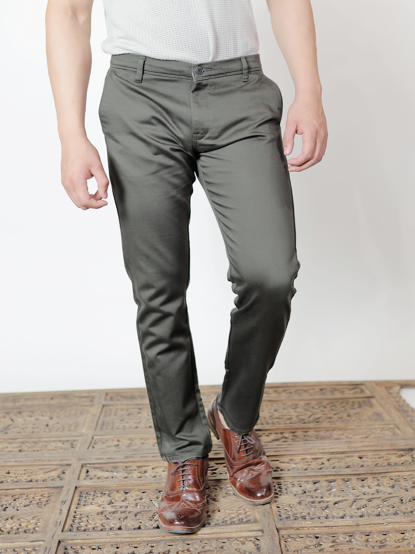 Smoky Sage Professional Tailored Pants