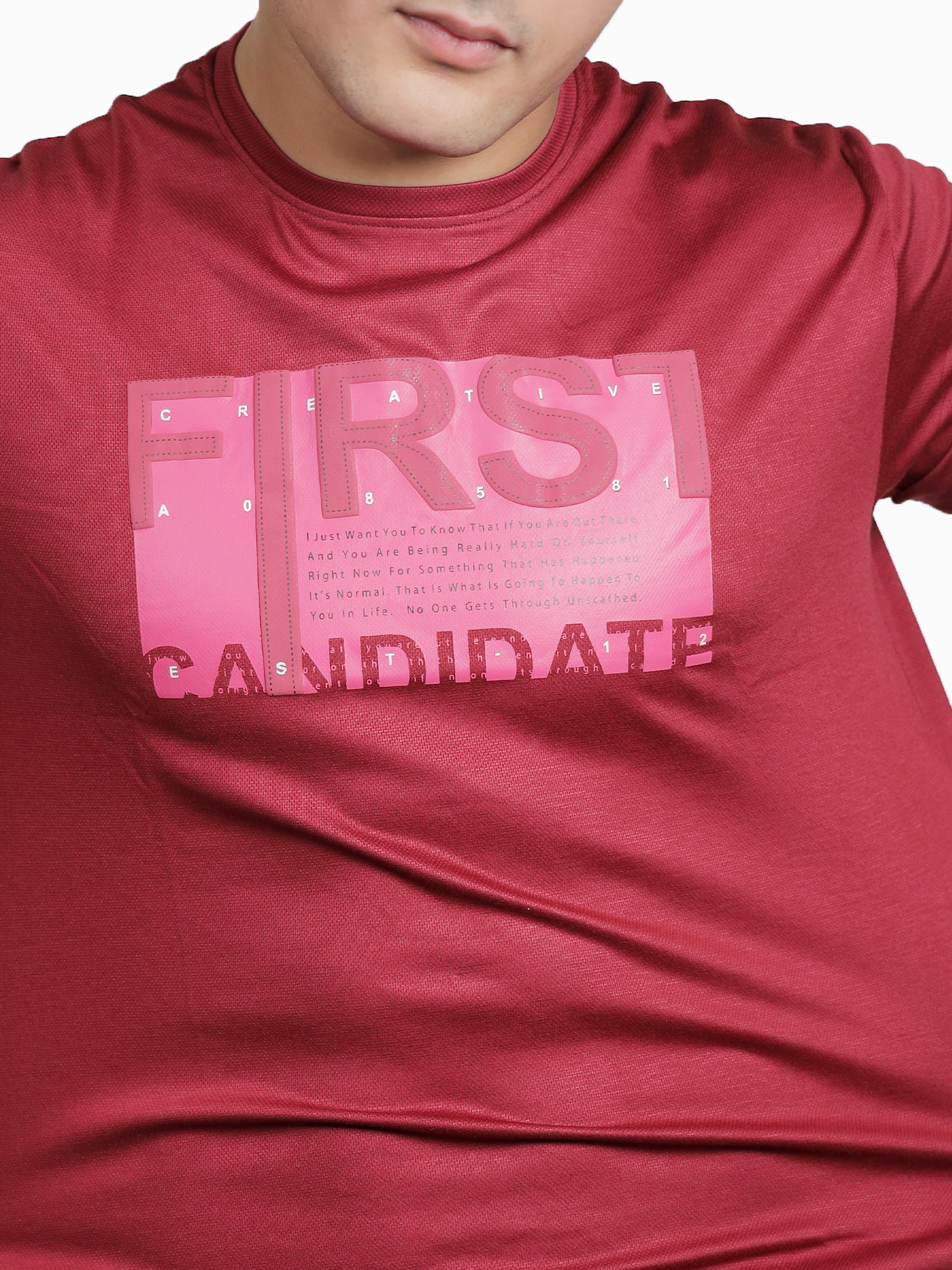 Crimson Political Statement Graphic Tee