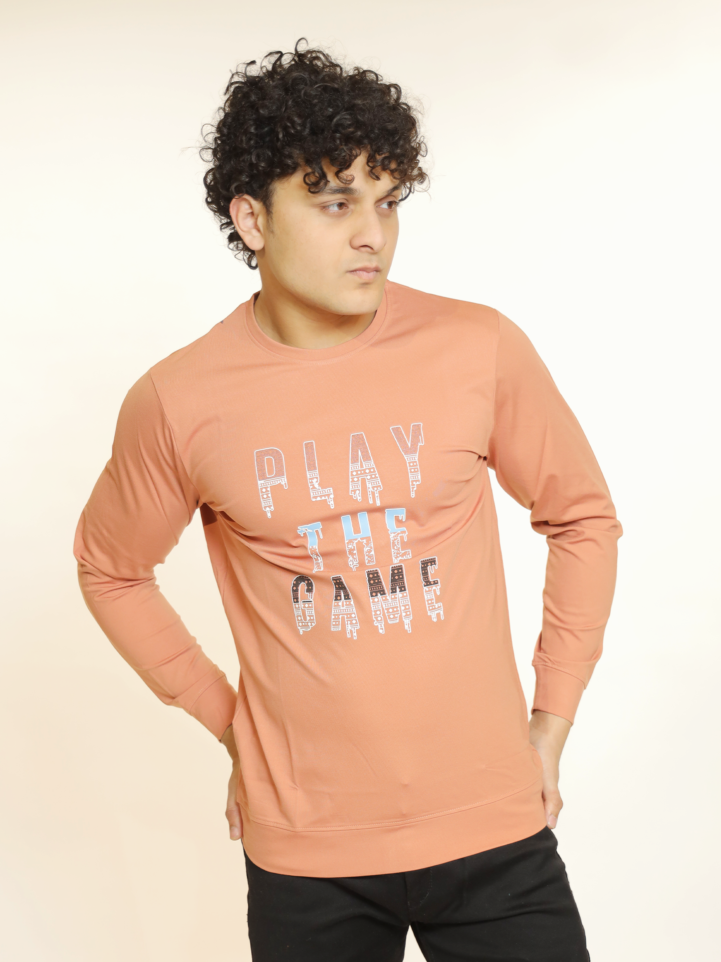 Peach Toned Graphic T-shirt