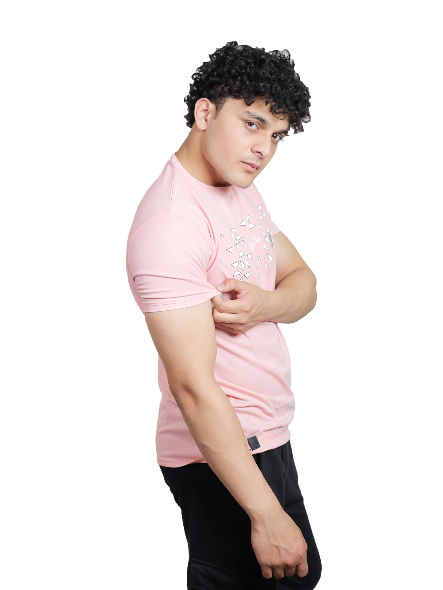 Rose Triangle Array Graphic Tee