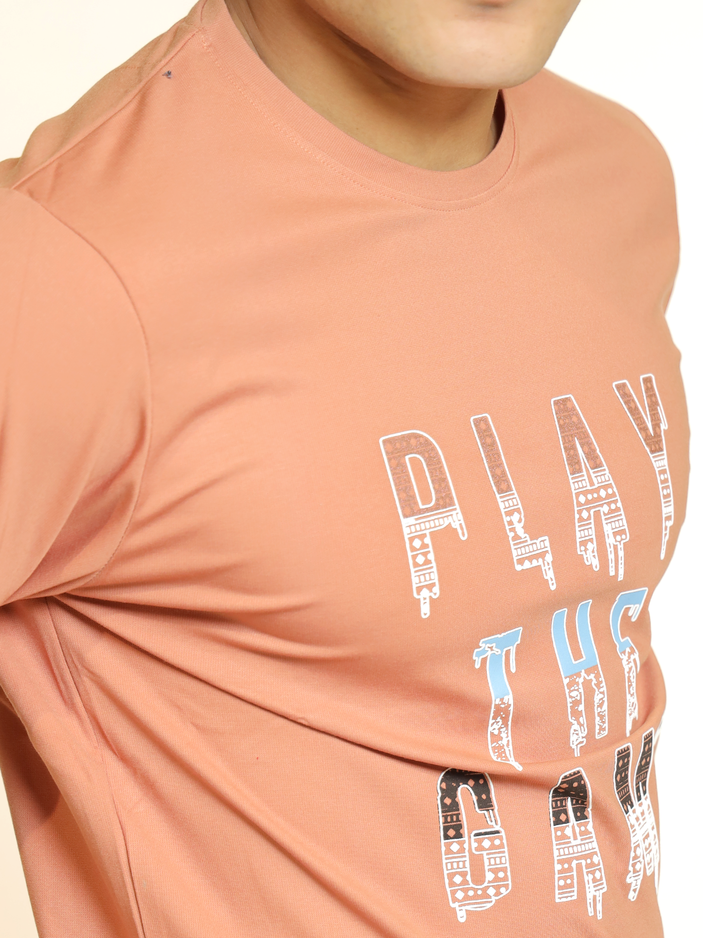 Peach Toned Graphic T-shirt