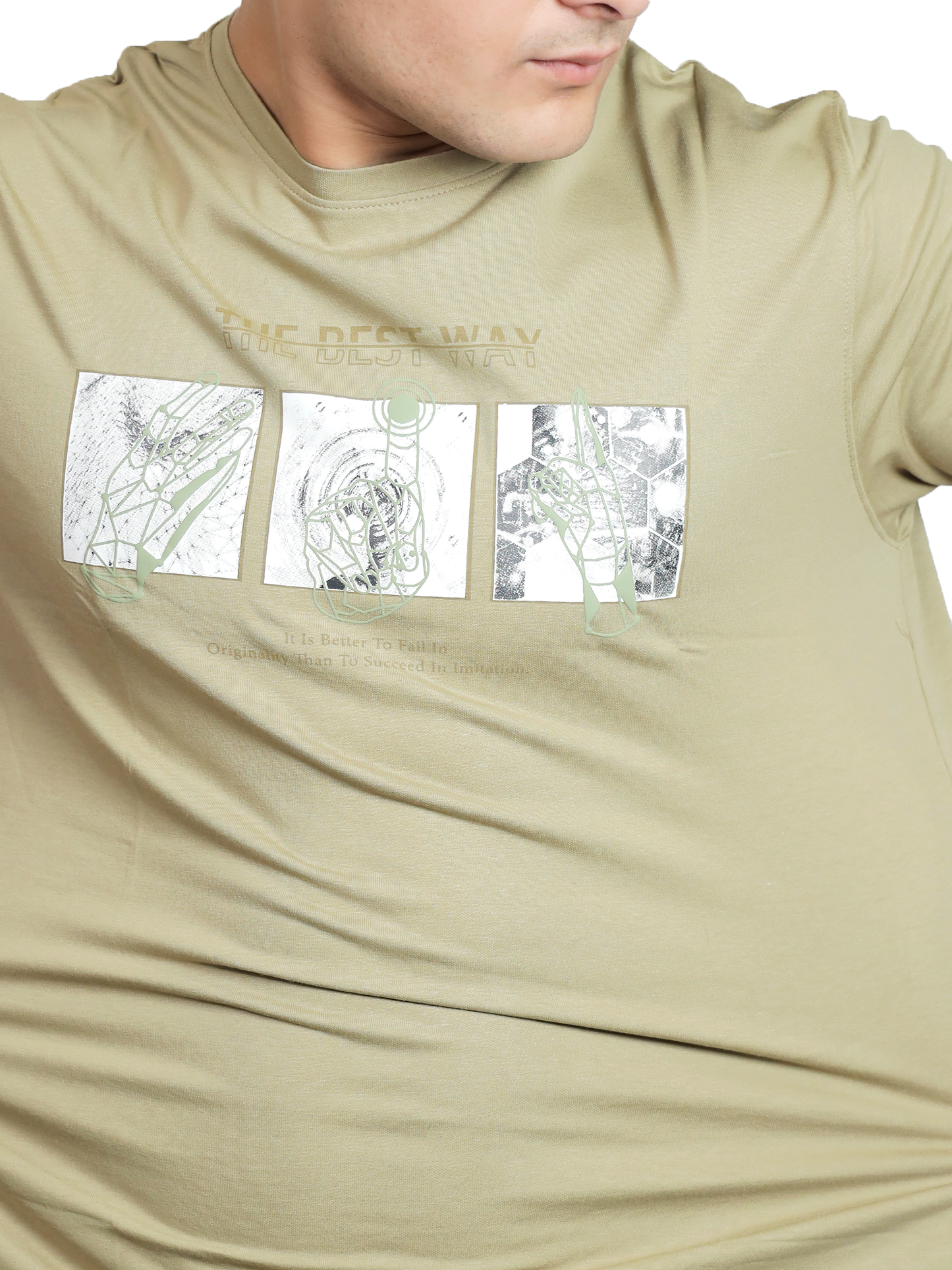 Olive Tactical Blueprint Graphic Tee
