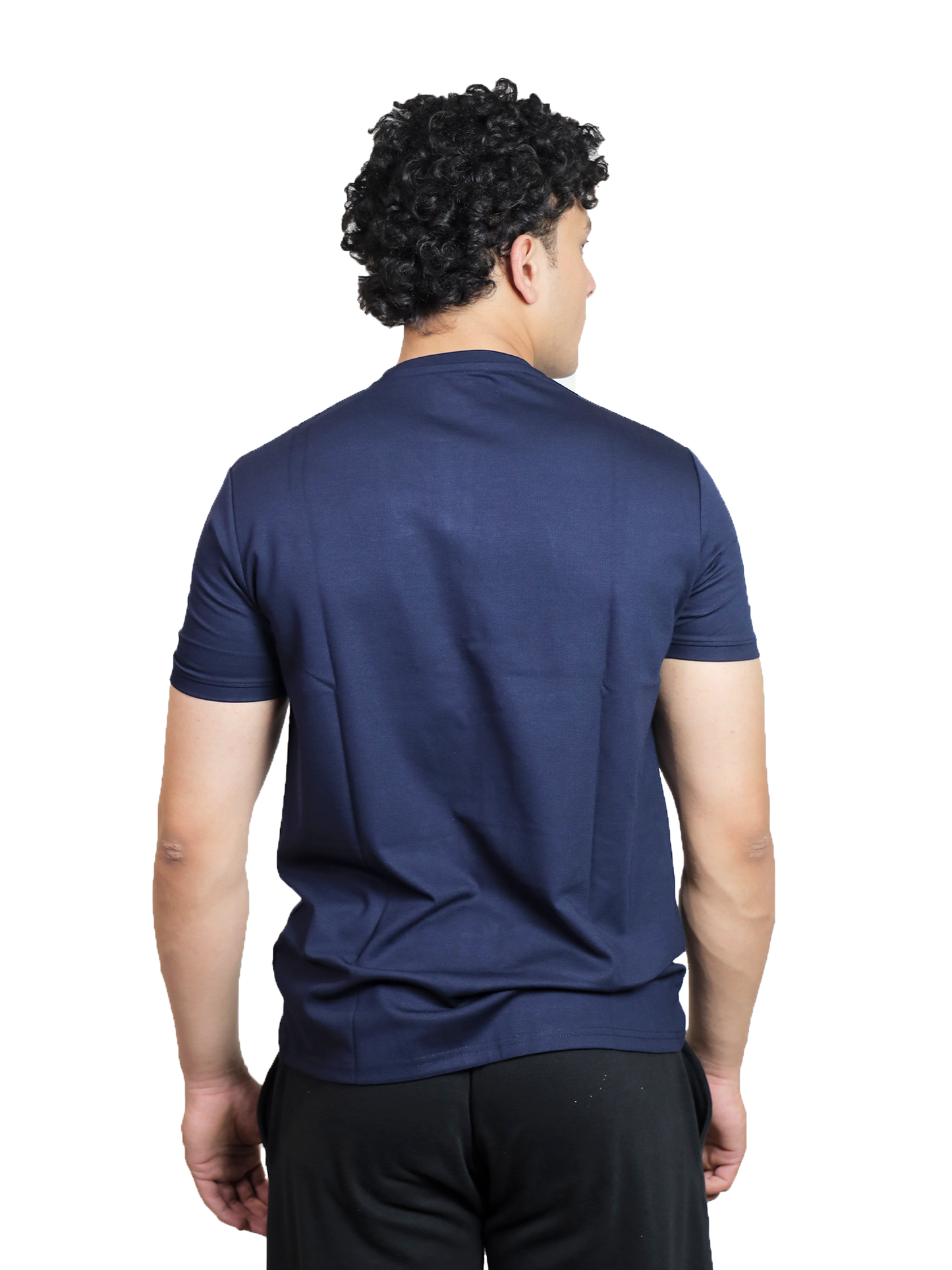 Navy Don't Panic Statement Graphic Tee
