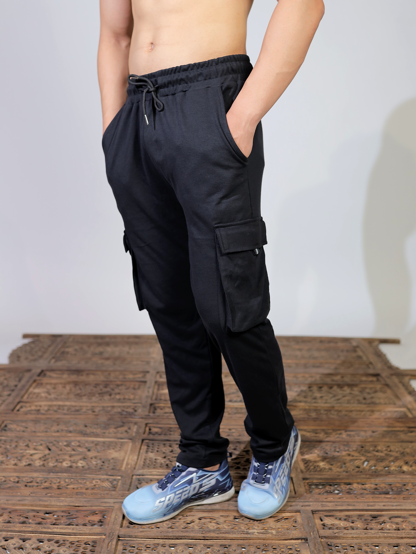 Black Premium Track Pants