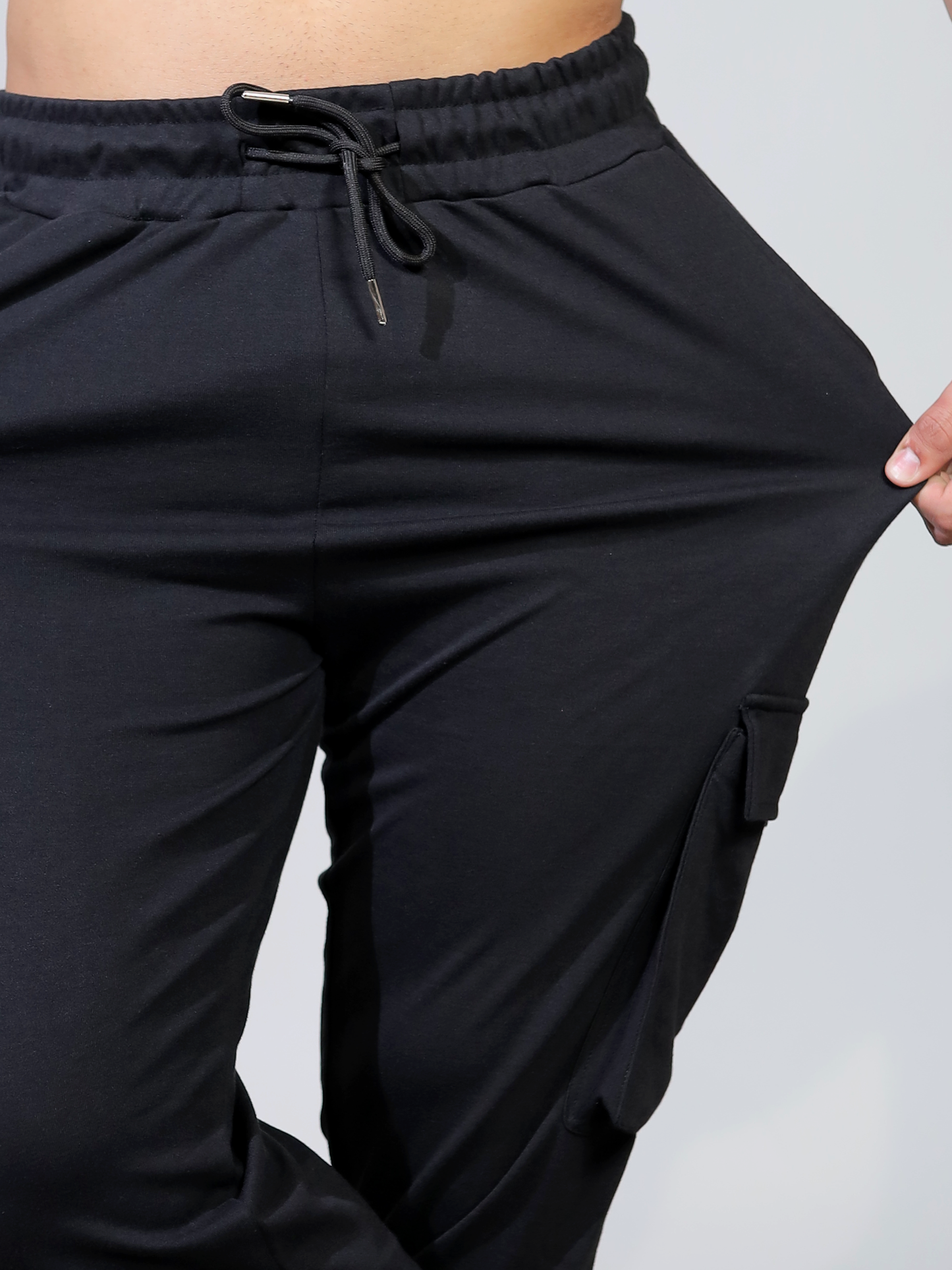 Black Premium Track Pants