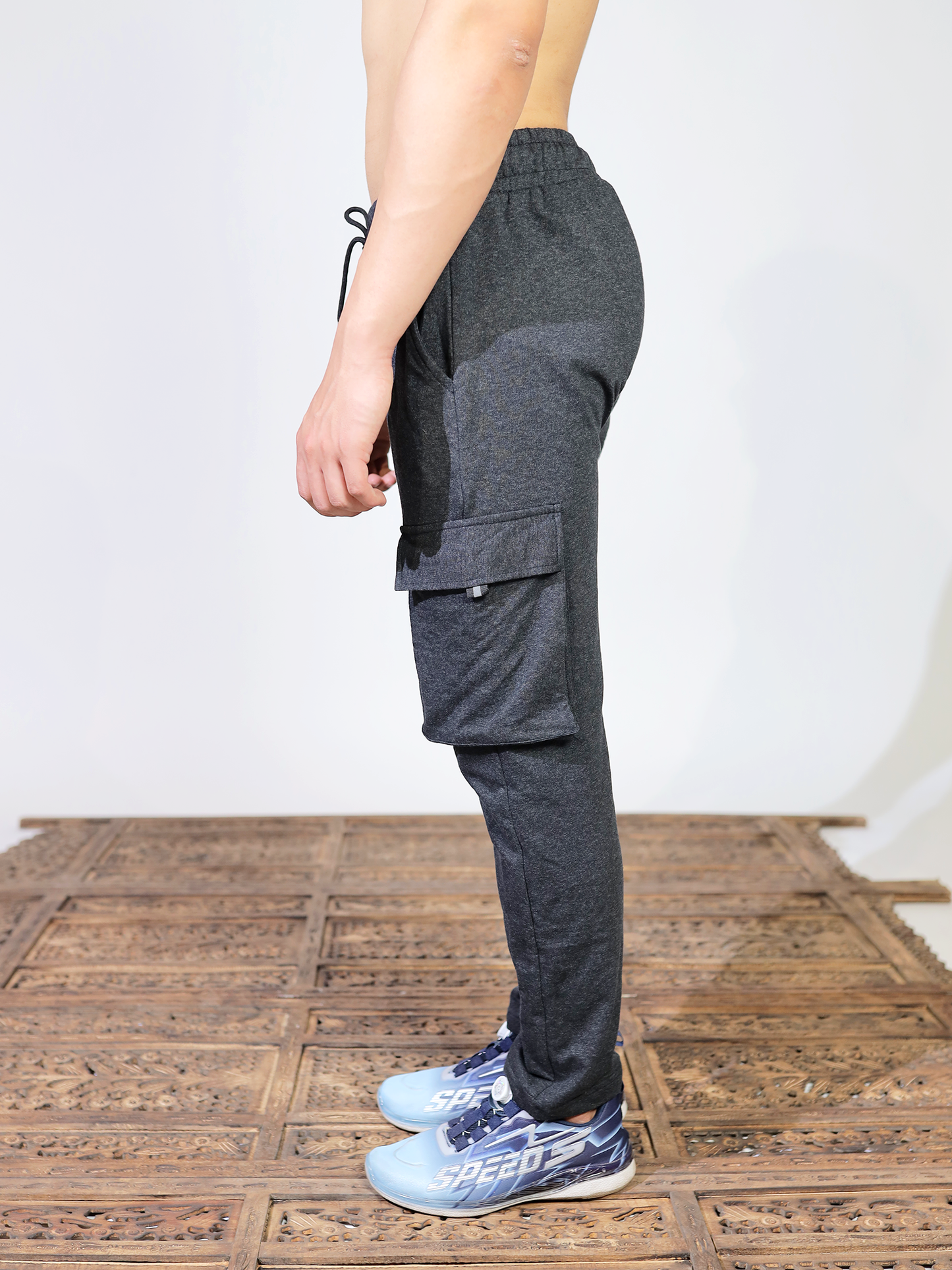 Grey Premium Track Pants