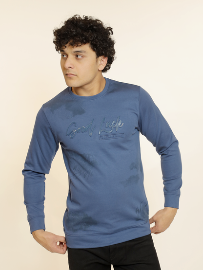 Ocean Haze Textured T-shirt
