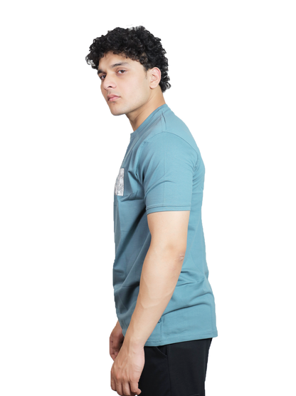 Turquoise Best Way Illustrated Graphic Tee