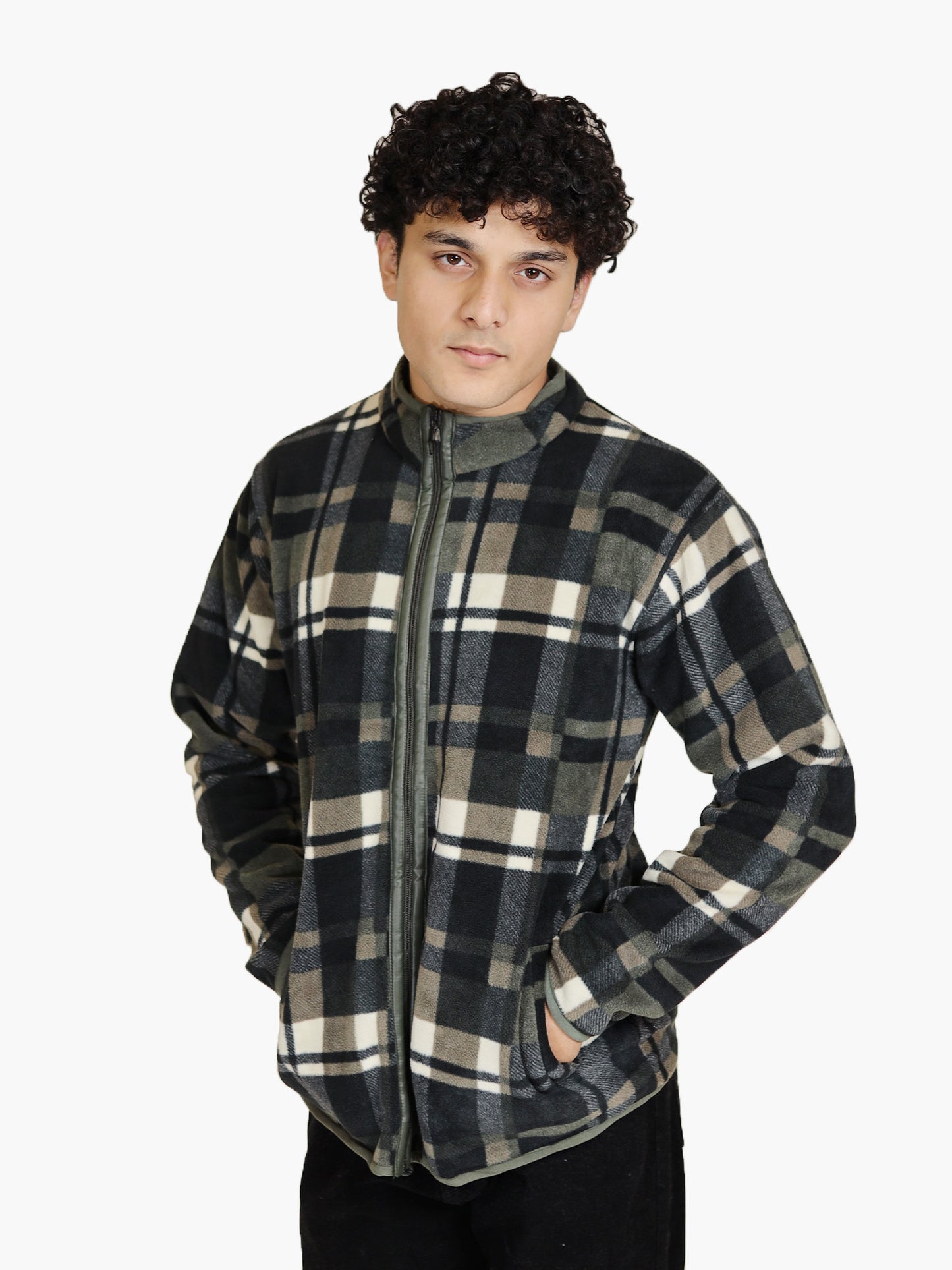 Charcoal Trek Plaid Shacket