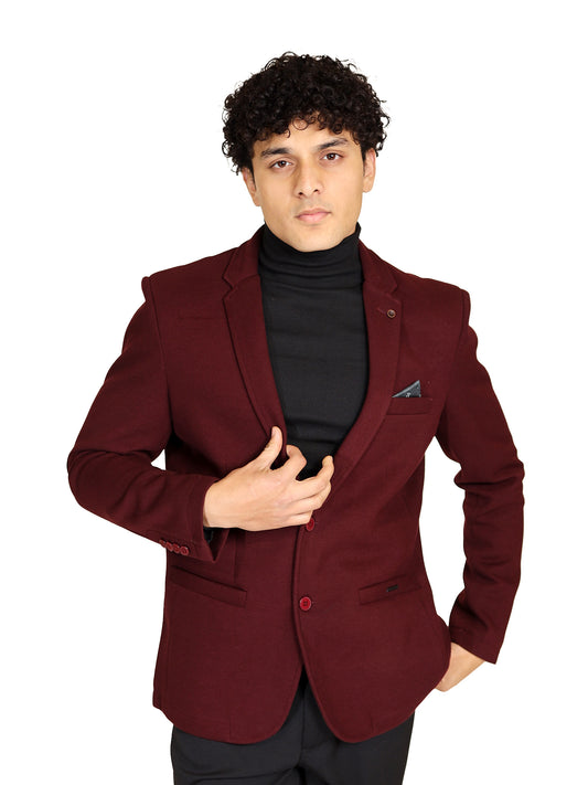 Royal Burgundy Blazer