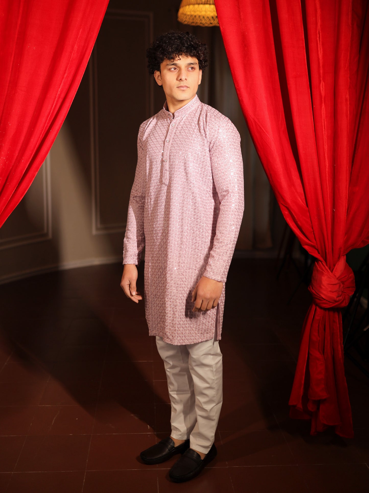 Rose Quartz Elegant Celebration Kurta Pajama