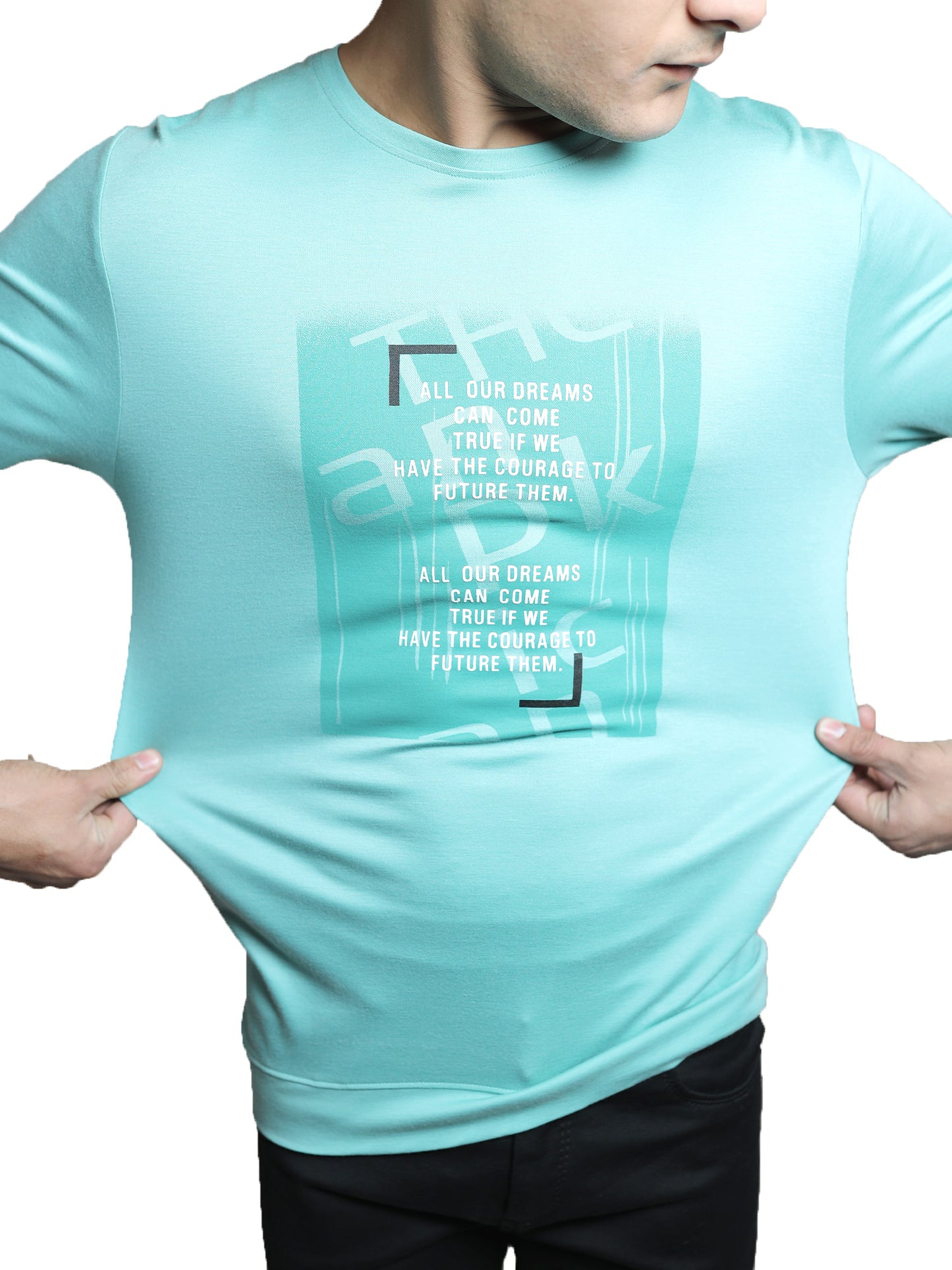 Aqua Digital Code T-shirt