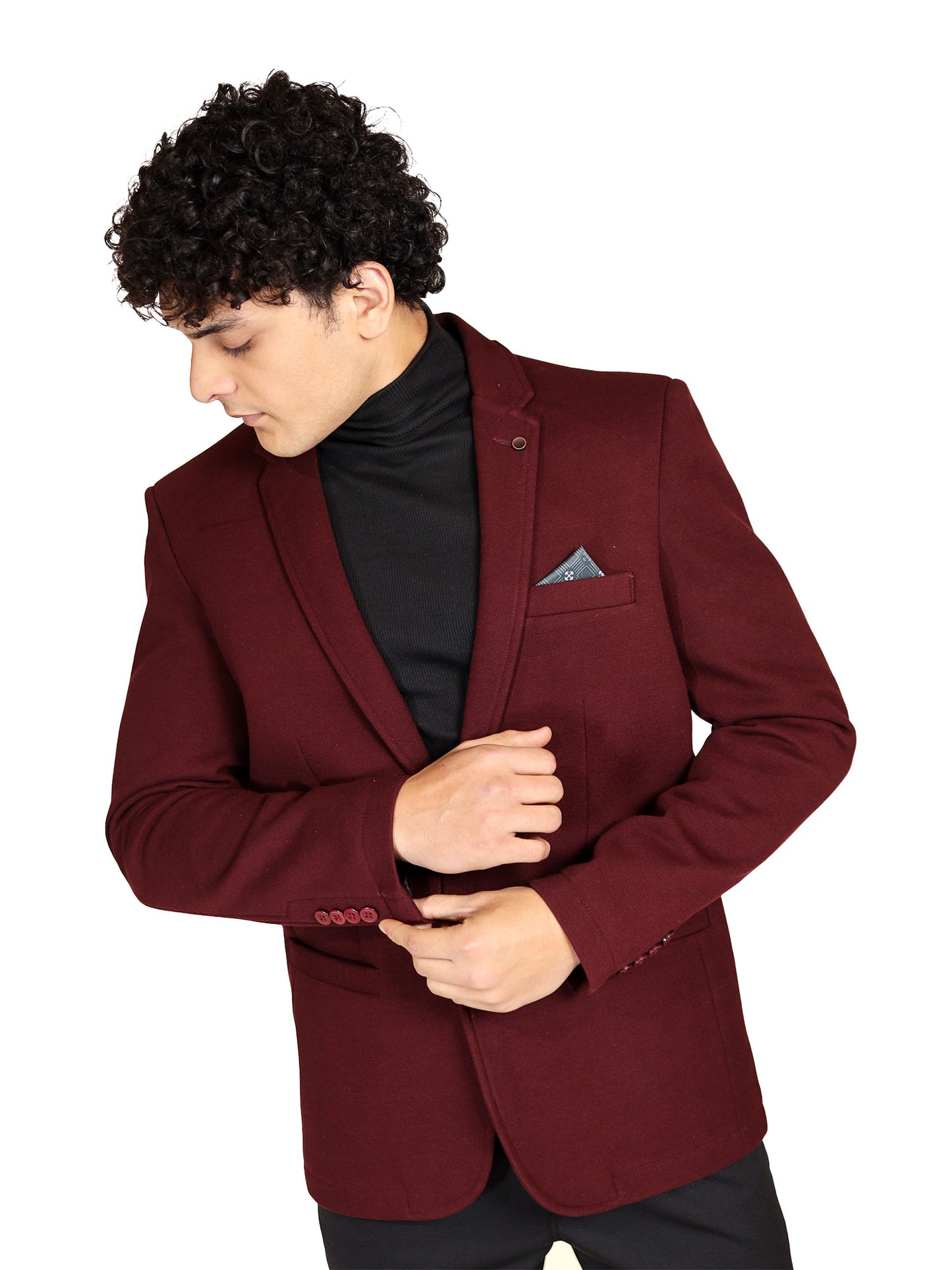 Royal Burgundy Blazer