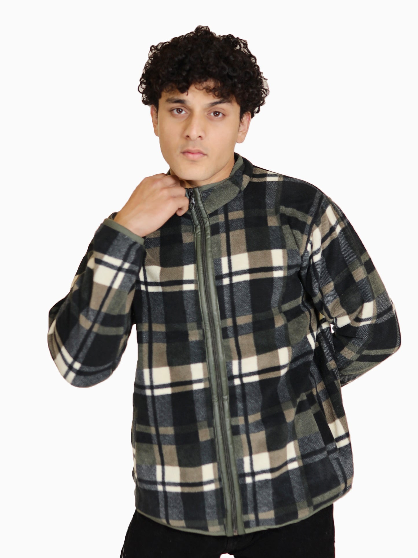 Charcoal Trek Plaid Shacket