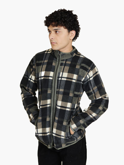 Charcoal Trek Plaid Shacket