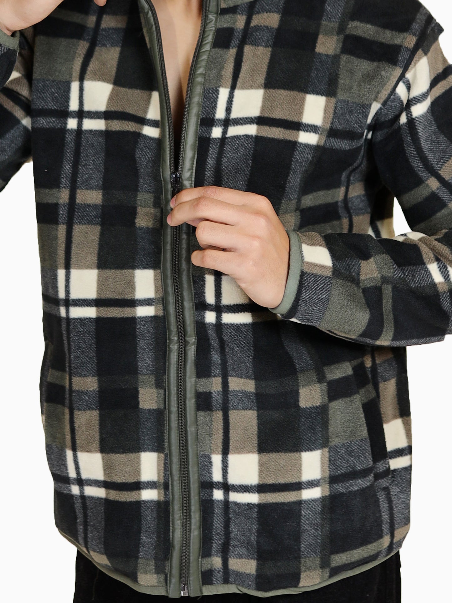 Charcoal Trek Plaid Shacket