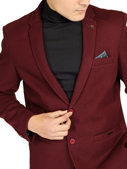 Royal Burgundy Blazer