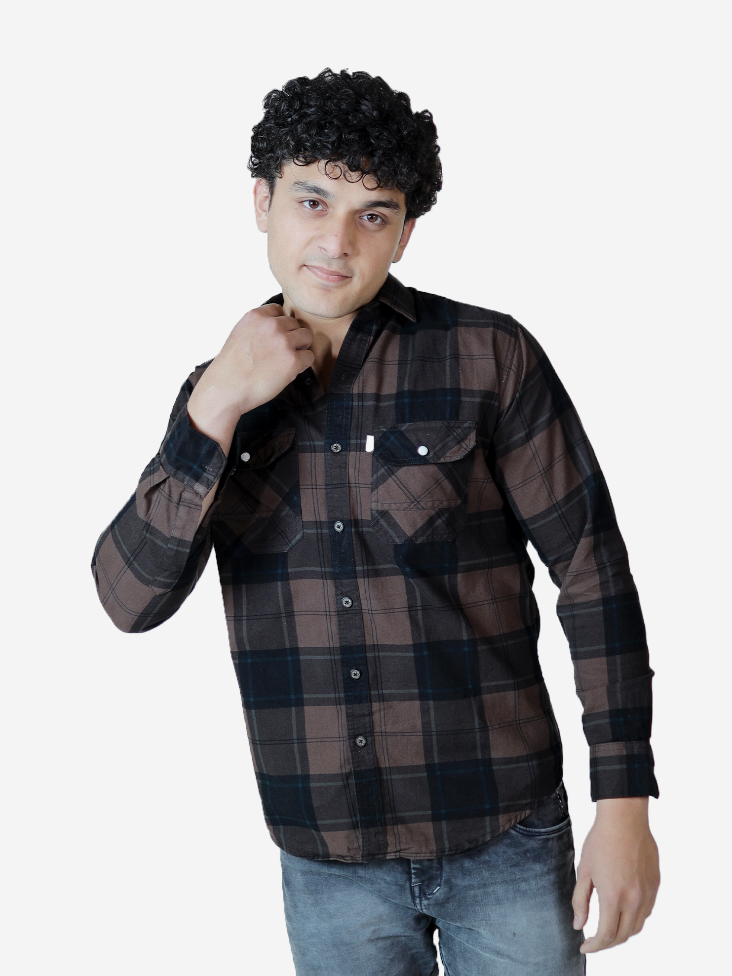 Smokey Tartan Comfort Shirt