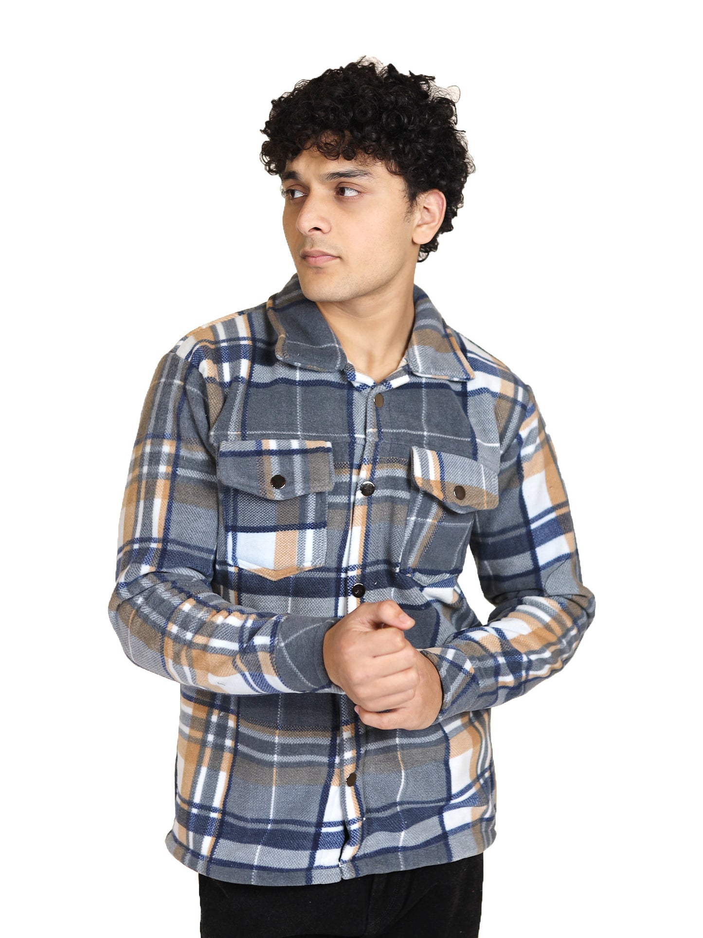 Sky Nomad Plaid Shacket