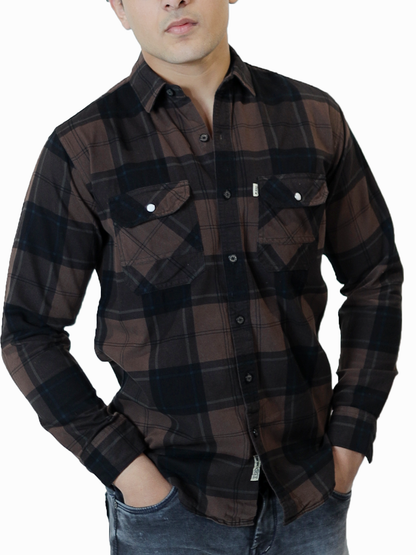 Smokey Tartan Comfort Shirt