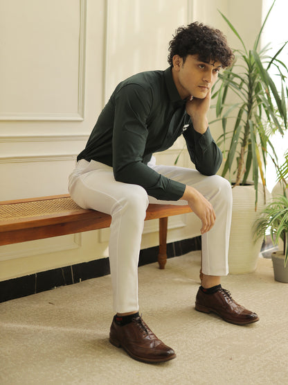 Olive Opulence Formal Shirt