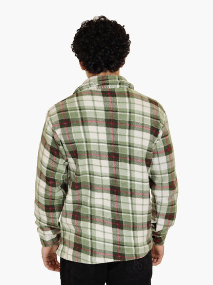 Olive Dune Plaid Shacket