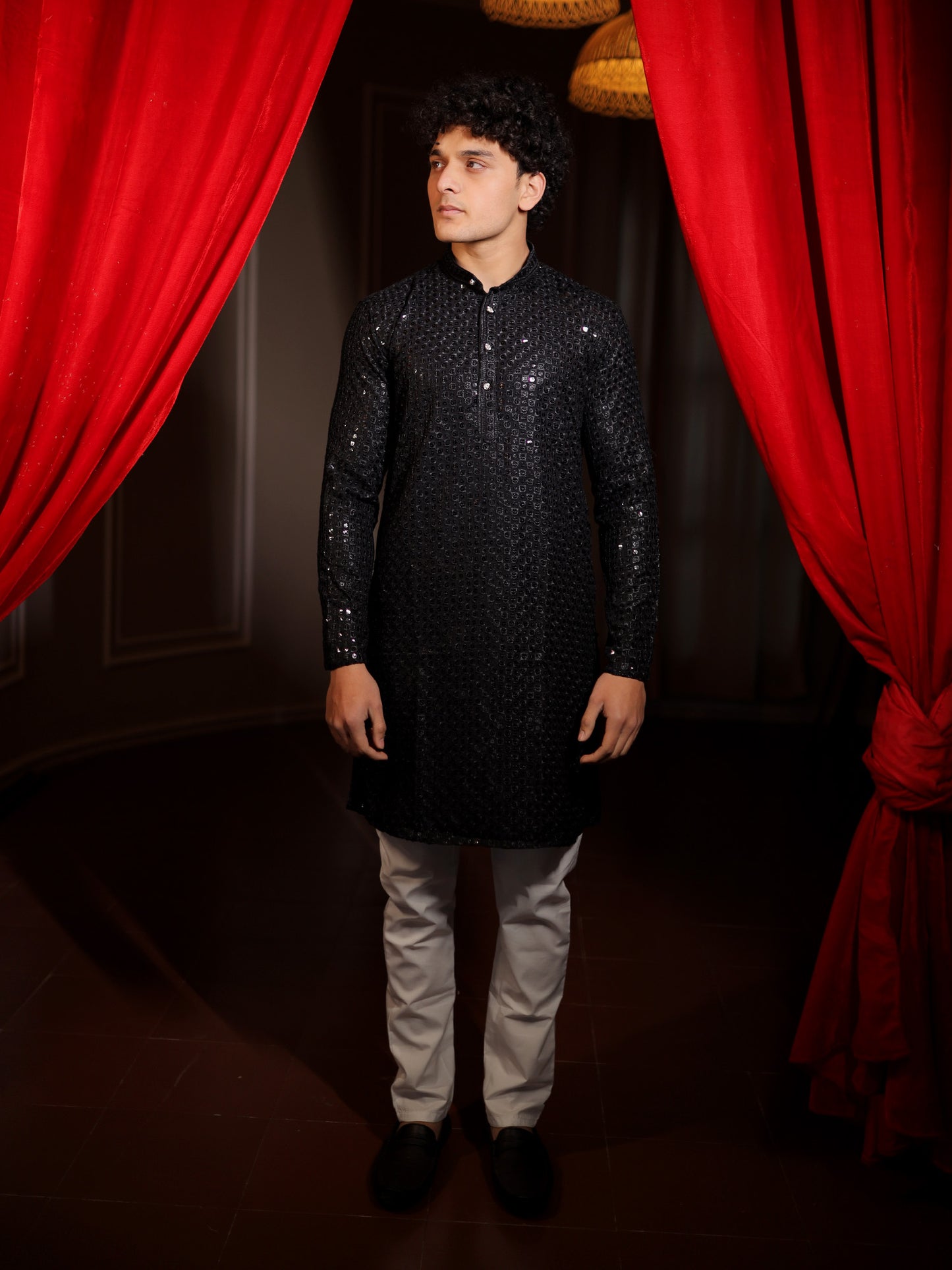 Raven Black Signature Collection Kurta Pajama