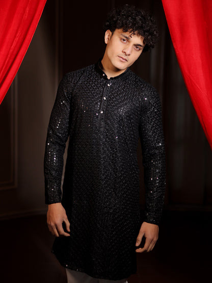 Raven Black Signature Collection Kurta Pajama