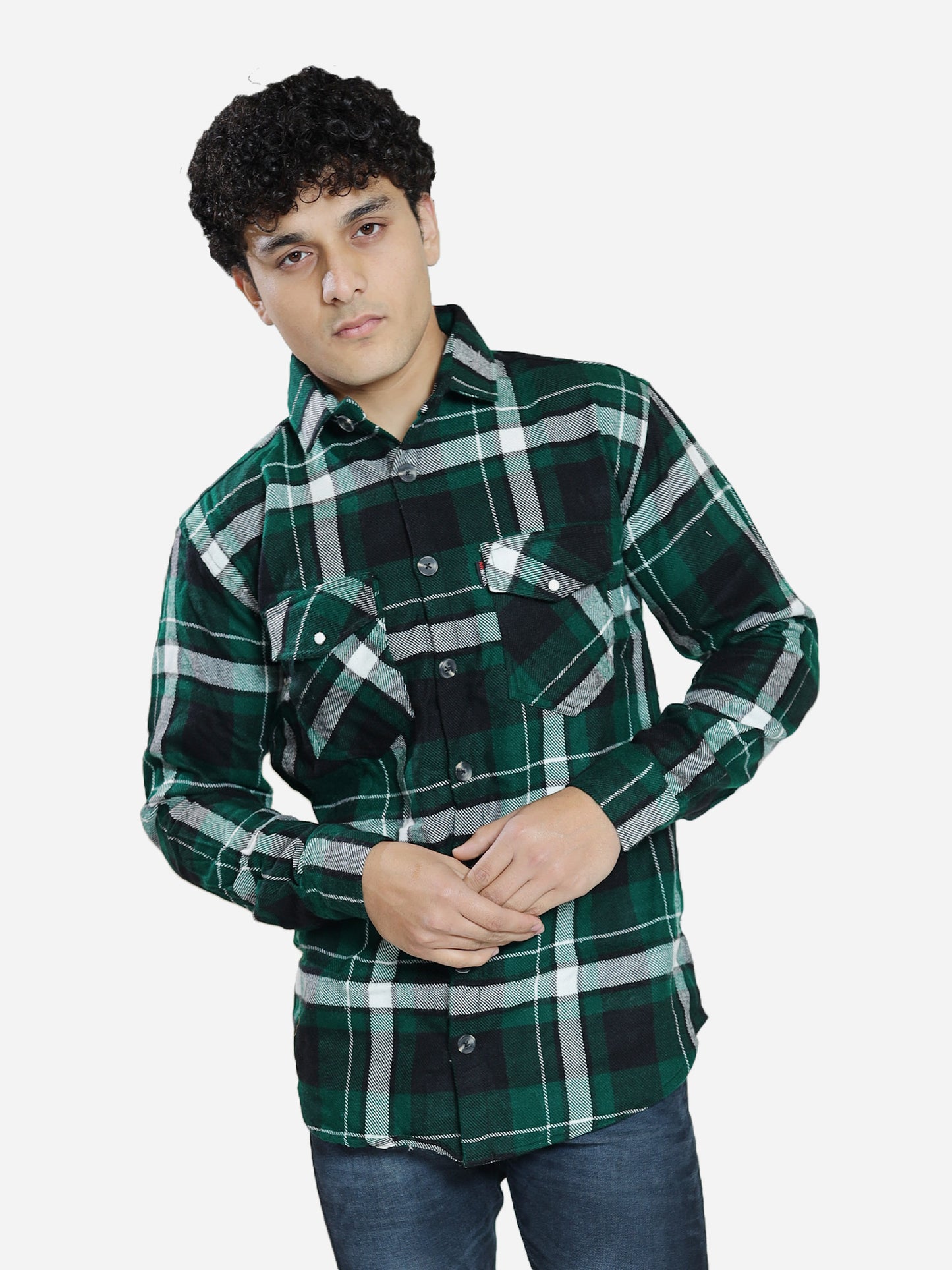 Pine Forest Plaid Shirt