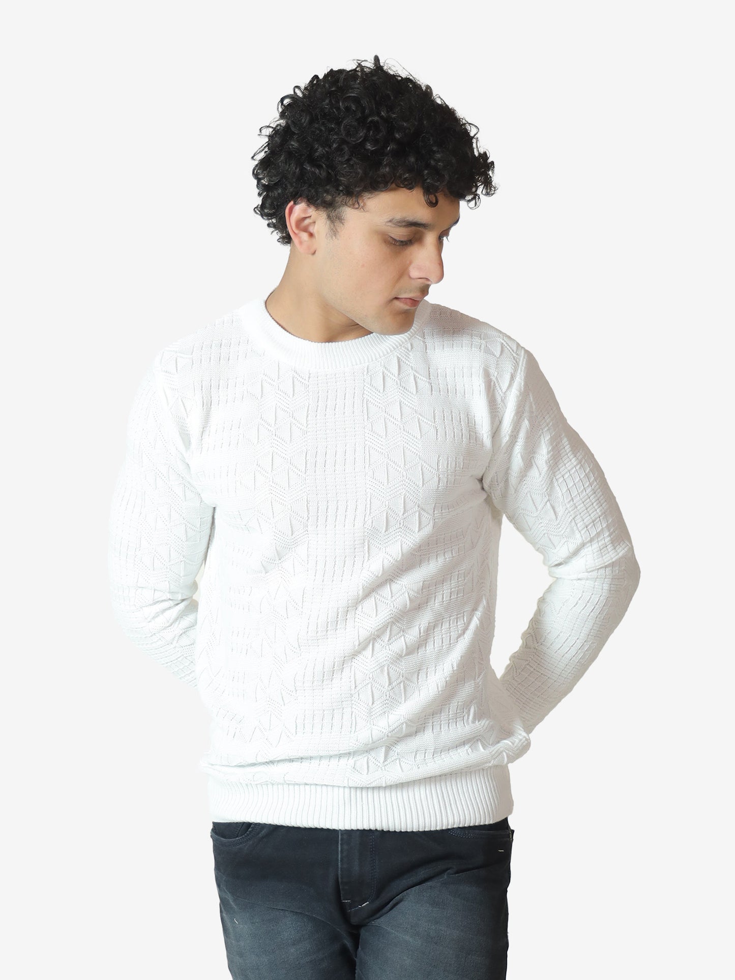 Winter Pearl Knit Sweater