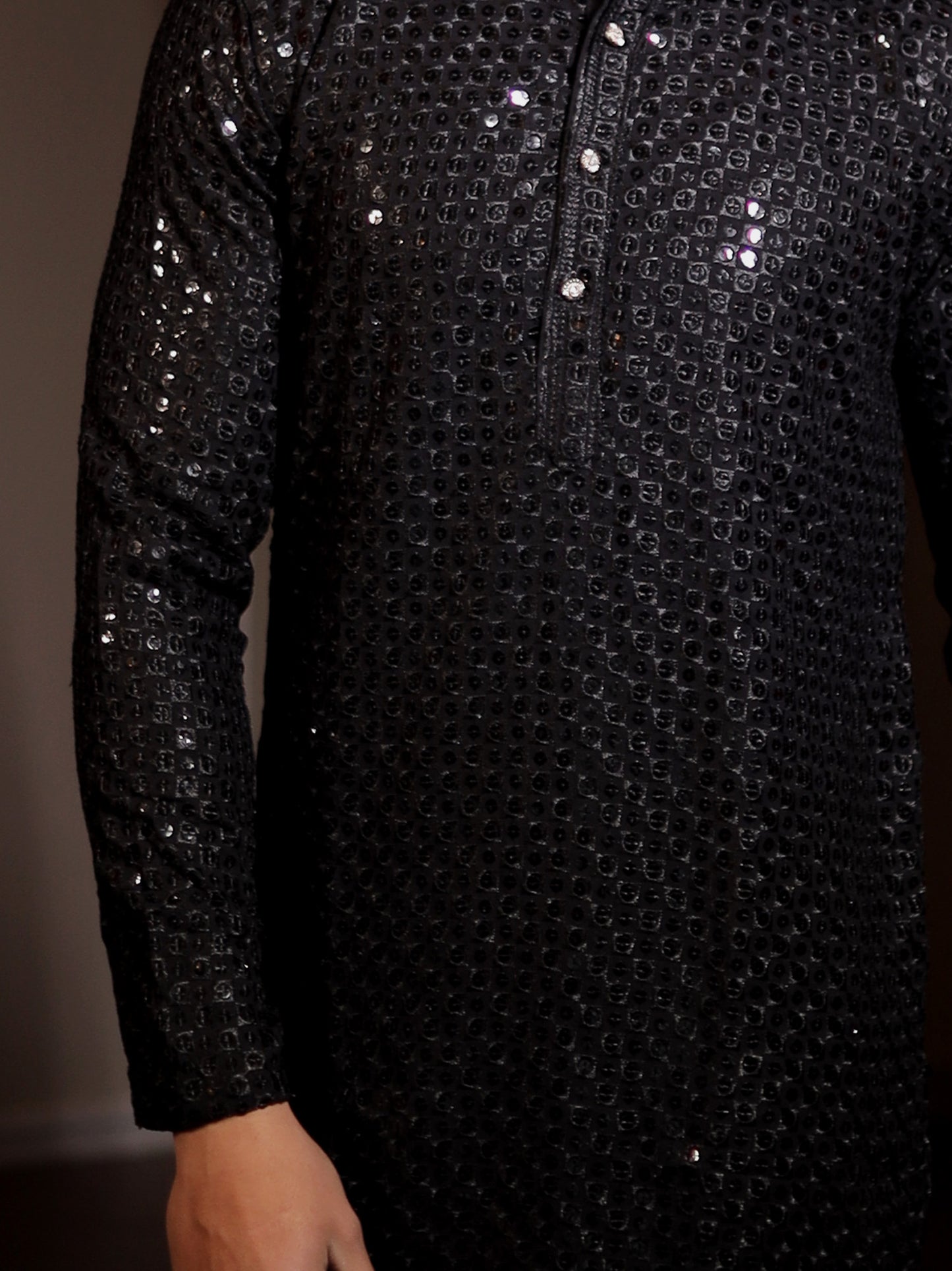 Raven Black Signature Collection Kurta Pajama