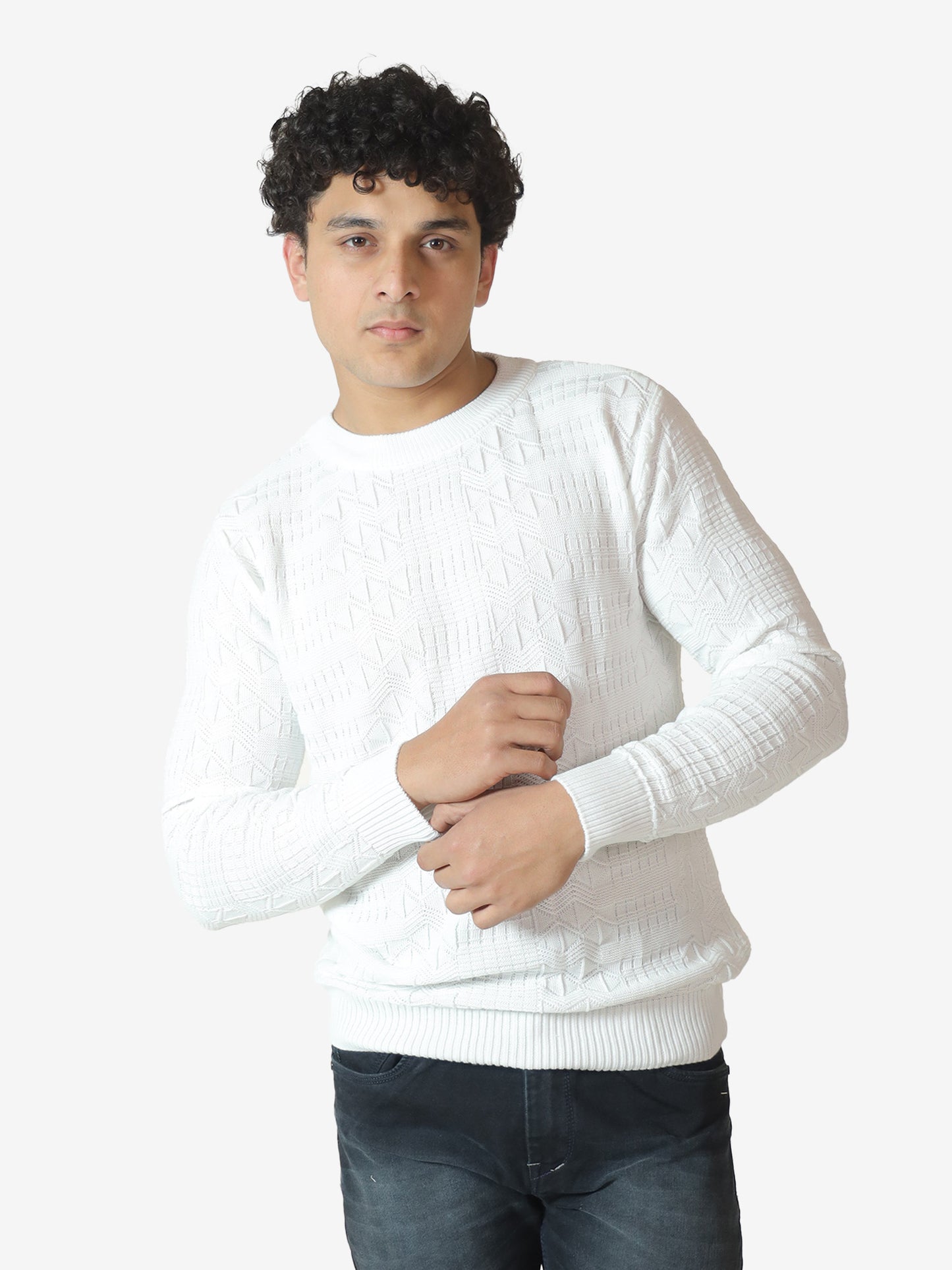 Winter Pearl Knit Sweater