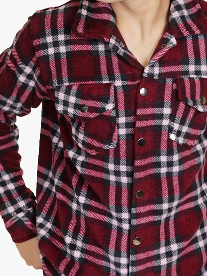 Cardinal Peak Plaid Shacket