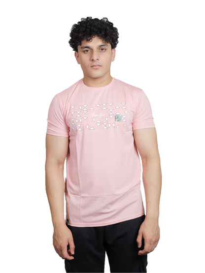 Rose Triangle Array Graphic Tee