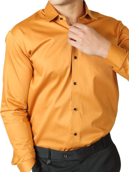 Sunset Gold Formal Shirt