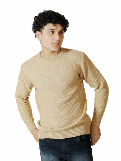 Vanilla Cable Cascade Sweater