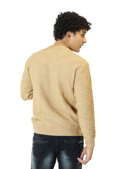 Vanilla Cable Cascade Sweater