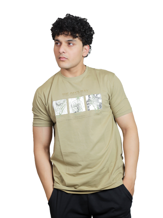 Olive Tactical Blueprint Graphic Tee