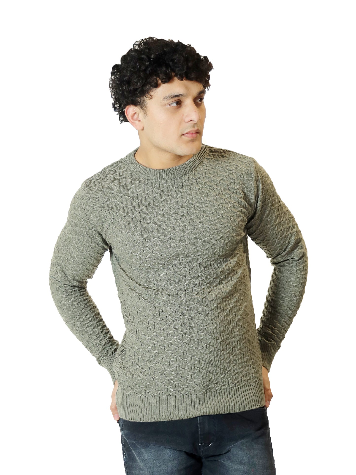 Forest Weave Echo Sweater