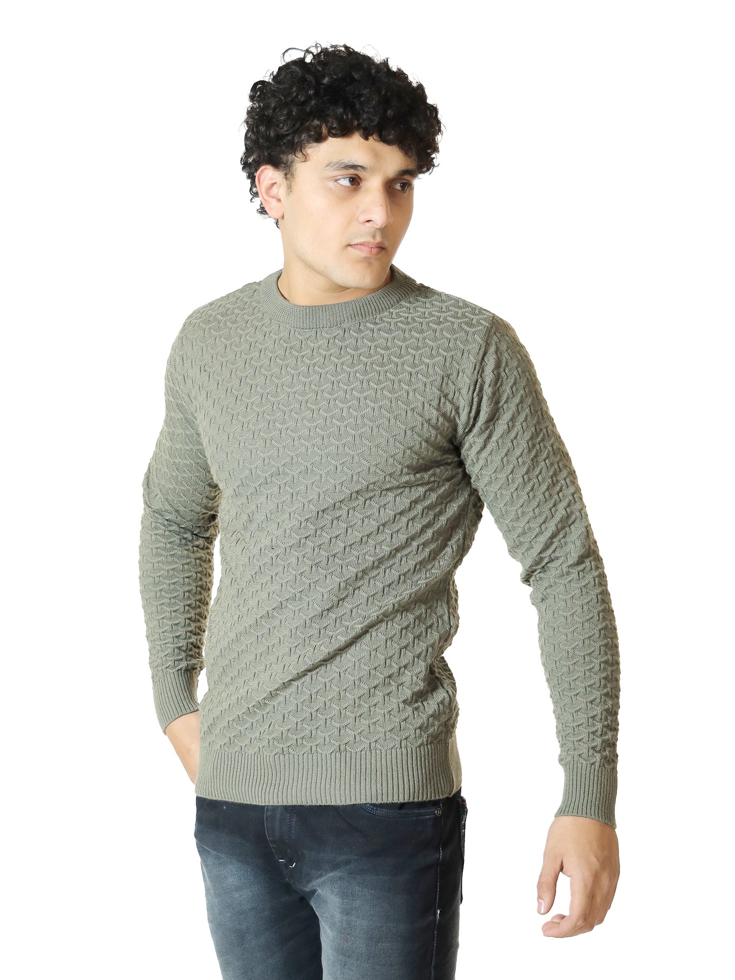 Forest Weave Echo Sweater