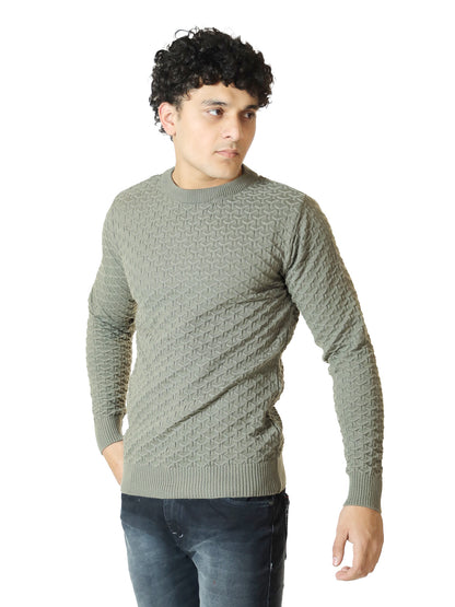 Forest Weave Echo Sweater