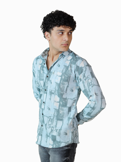 Arctic Crystal Pattern Shirt