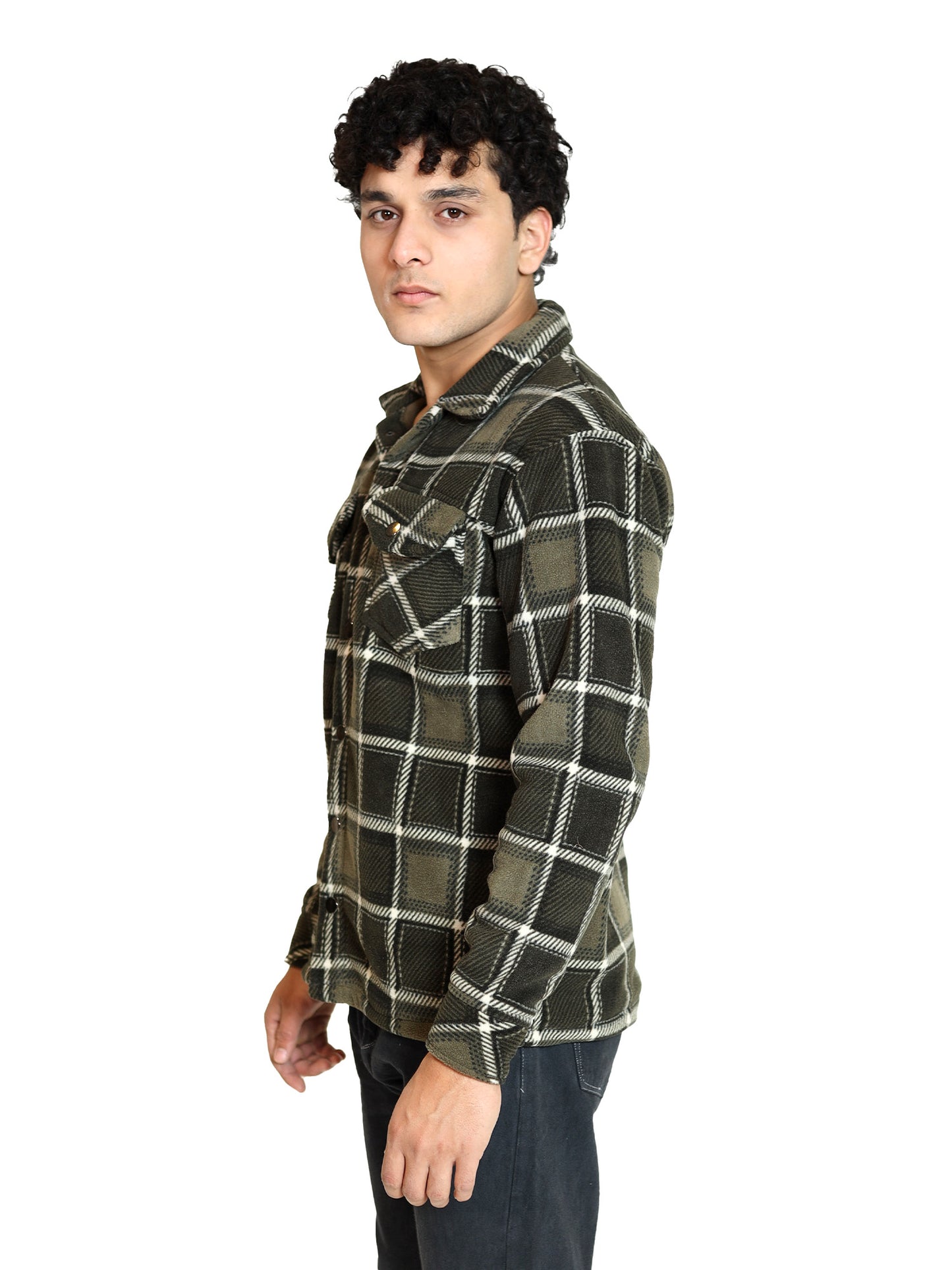 Classic Olive Plaid Shacket